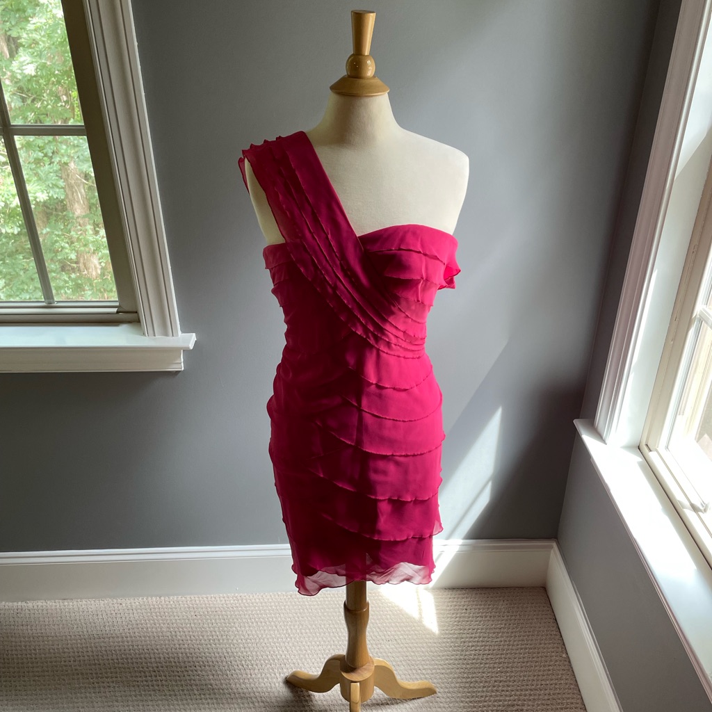 Nwt Maxandcleo Lynn Dress In Cosmic Pink Size 2 Perfect For New Years!!!